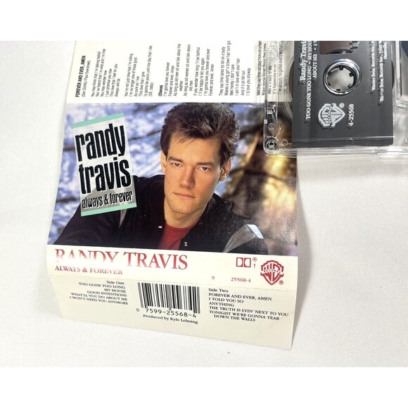 Randy Travis-Always And Forever-1987 Cassette-Warner Brothers-USA-Folk Country - Picture 7 of 11